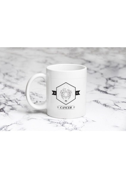 Yengeç Simge Retro Kupa Bardak