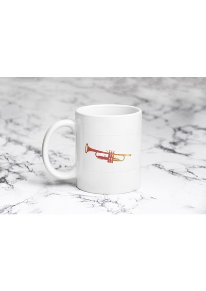 Trompet Renkli Kupa Bardak