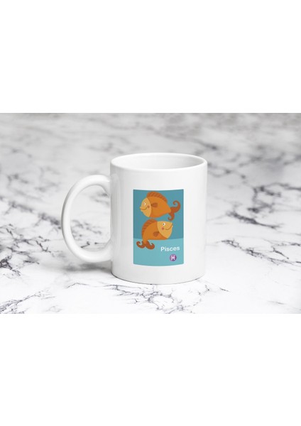 Balık Renkli Kupa Bardak