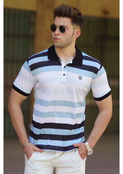 Siyah Polo Yaka Erkek Tişört 5279
