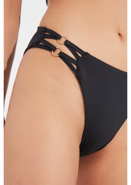 Siyah Ma Vie Privee Unique Macrame Bikini Altı modelleri