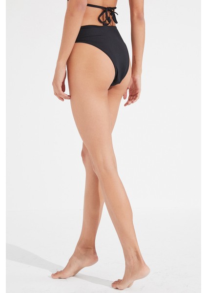 Siyah Ma Vie Privee Unique Macrame Bikini Altı fırsatları