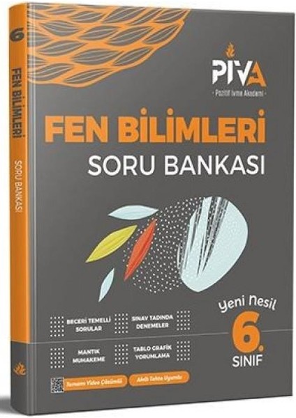 6. Sınıf Türkçe Matematik Fen Bilimleri Soru Bankası Seti