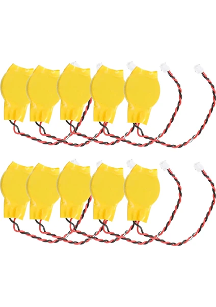 CR2032 Kablolu 3V Pil 10 Adet
