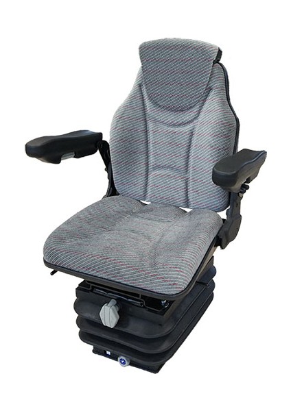 Yüksek Sırtlıklı Körüklü Traktör ve İş Makinesi Koltuğu Kumaş Universal Model