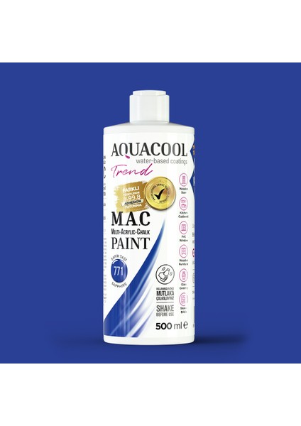Trend M.a.c Hobi Boyası Su Bazlı Akrilik 500 ml 771 - Safir Taşı