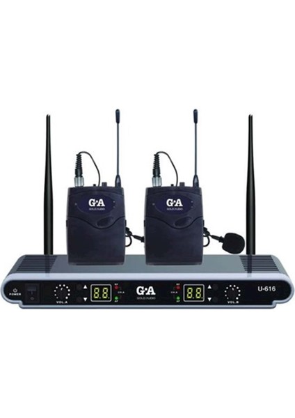 U-616 Yaka Yaka Profesyonel Wireless Mikrofon Sistemi