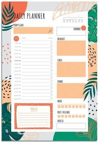 Planer Tropic A4 Günlük Defter