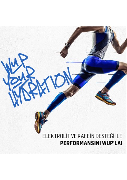 WUP Hydractive Limonlu 3x20 Porsiyon, Efervesan Tablet Sporcu Besini Elektrolit Kafein