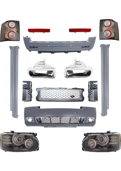Range Rover Vogue 2002-2012 Autobi̇ography Set / Body Ki̇t Komple