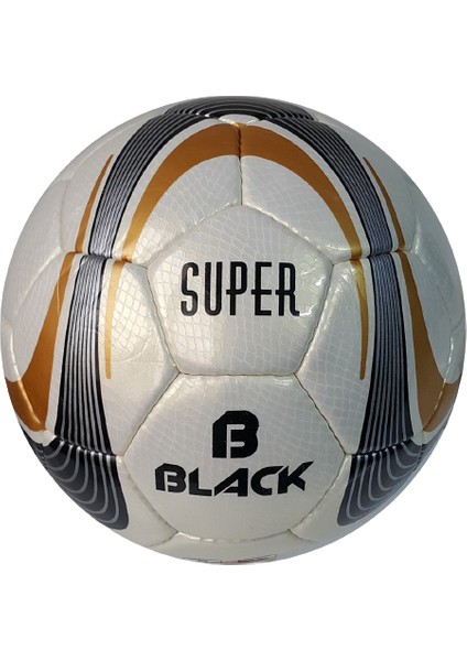 Black Süper Halısaha ve Çim Saha Futbol Topu 5 Numara ( Lateks Iç Lastik )