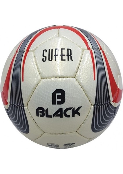 No:4 Black Süper Halısaha ve Çim Saha Futbol Topu 4 Numara ( Lateks Iç Lastik )