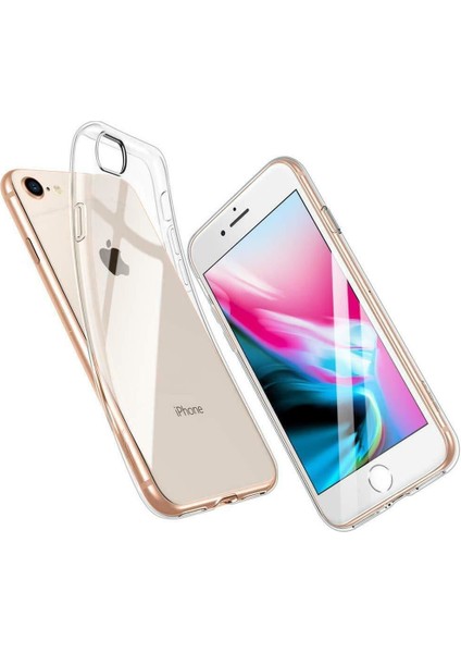 Apple iPhone 8 Şeffaf Silikon Kılıf modelleri