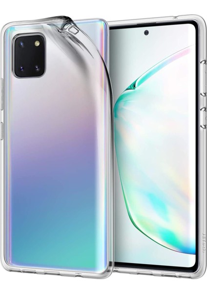 Samsung Galaxy Note 10 Lite Ince Şeffaf Silikon Kılıf
