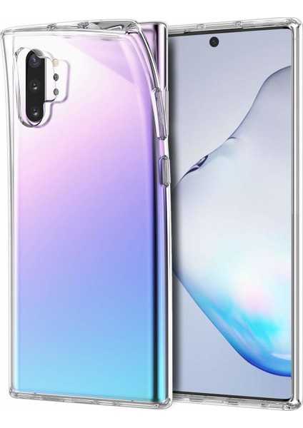 Samsung Galaxy Note 10 Plus Ince Şeffaf Silikon Kılıf