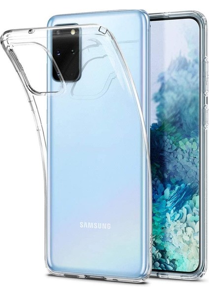 Samsung Galaxy S20 Plus Ince Şeffaf Silikon Kılıf