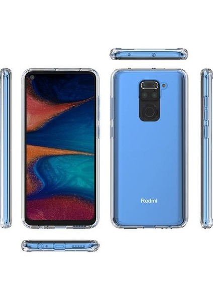 Xiaomi Redmi Note 9 Ince Şeffaf Silikon Kılıf