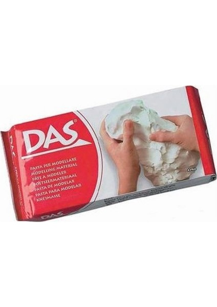 Das Seramik Hamuru, Beyaz Rengi 500 gr