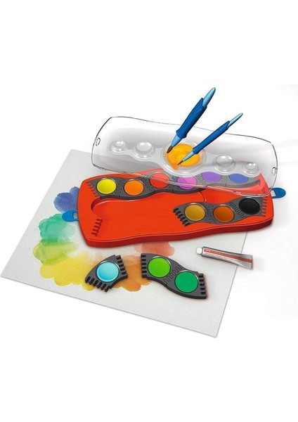 Sulu Boya Connector Değiştirilebilir Tablet 12 Renk