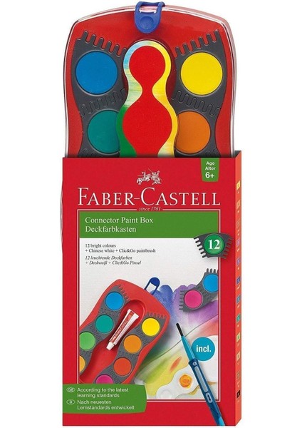 Sulu Boya Connector Değiştirilebilir Tablet 12 Renk fiyatları