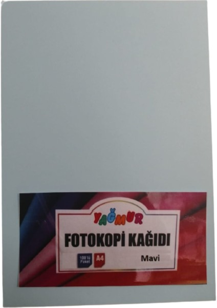 A4 Renkli Fotokopi Kağıdı Mavi 100’LÜ Paket