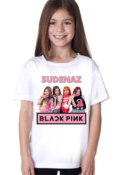 Blackpink Baskılı Kişiye Özel Isimli Çocuk Tişört D03
