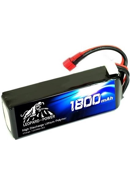 Leopard Power 1800 Mah 14,8V 4s 30C Lipo Batarya