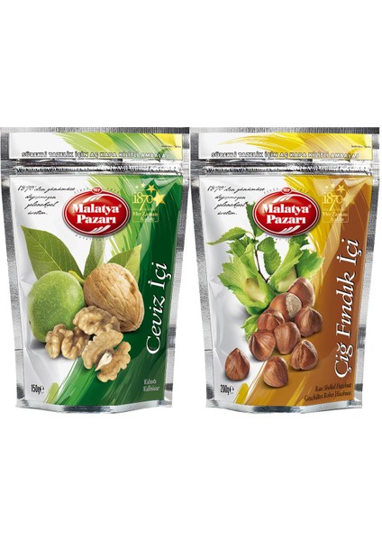 Çiğ Fındık Içi 200 gr & Ceviz Içi 150 gr