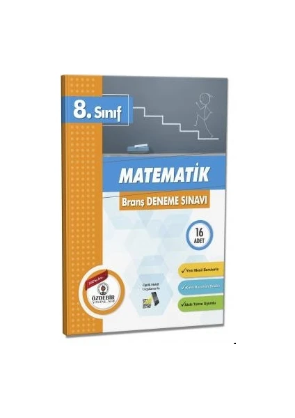 Özde Bir Yayınları  Yayınları 8. Sınıf Matematik Branş Deneme Sınavı