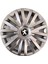 Peugeot 208 15'' Inç Gri 4'lü Set Jant Kapağı Çelik Jant Görünümlü 1