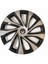 Renault Latitute 14'' Inç Gri - Siyah 4'lü Set Jant Kapağı 1