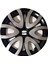Seat Exeo 15'' Inç Gri - Siyah 4'lü Set Jant Kapağı Çelik Jant Görünümlü 1