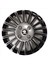 Skoda Favorit 15'' Inç Gri - Siyah 4'lü Set Jant Kapağı Çelik Jant Görünümlü 1