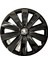 Skoda Rapid 15'' Inç Piano Black 4'lü Set Jant Kapağı Çelik Jant Görünümlü 1