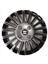 Seat Leon 15'' Inç Gri - Siyah 4'lü Set Jant Kapağı Çelik Jant Görünümlü 1