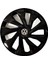 Volkswagen Bora 15'' Inç Piano Black 4'lü Set Jant Kapağı Çelik Jant Görünümlü 1