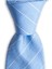 Açık Mavi Çizgili 8 cm Genişliğinde Ipek Kravat 1