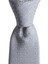 Açık Gri Desenli 7,5 cm Genişliğinde Ipek Kravat 1