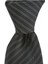 Siyah Çizgili 7,5 cm Genişliğinde Ipek Kravat 1