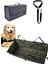 Elegance Köpek Araç Koltuk Örtüsü Oto Koltuk Kılıfı+ Tasma + Organizer Çantası 150 x 135 x 50 Cm- Siyah 1