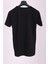 Erkek Siyah Bisiklet Yaka Yumuşak Pamuk Basic T-Shirt 3