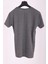 Erkek Füme Bisiklet Yaka Yumuşak Pamuk Basic T-Shirt 3