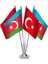 Dörtlü Azerbaycan Masa Bayrağı Takımı 1