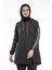 Oversize Model Siyah Fosforlu Tesettür Eşofman Takımı 2