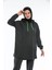 Oversize Model Siyah Fosforlu Tesettür Eşofman Takımı 2