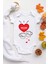 You And Me Mom Desenli Kısa Kol Unisex Body 1