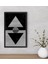Gift Modern Art Dekoratif Ahşap Siyah Çerçeveli Tablo-8 1