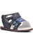 210107 Lacivert-Kot Mavi Comfort Erkek Çocuk Sandalet 3