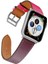 Apple Watch 2 3 4 5 6 Se 42 44 mm Deri Kayış Kordon 5