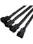 4 Pin Fan Çoklayıcı Kablosu 4P Dişi 3X3 Pin Erkek+1X4 Pin Erkek 4